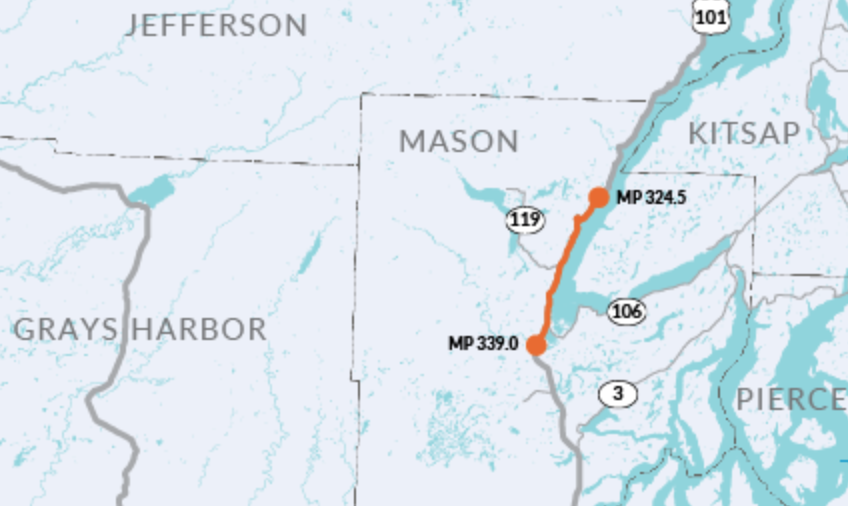 Chip seal project map